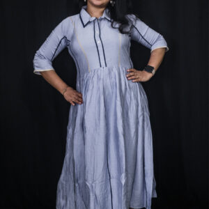 Fit and flare indowestern dress