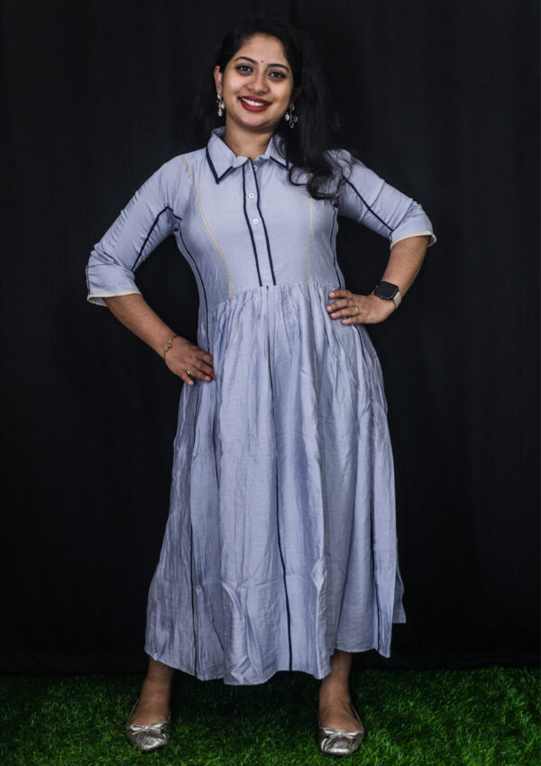 Fit and flare indowestern dress