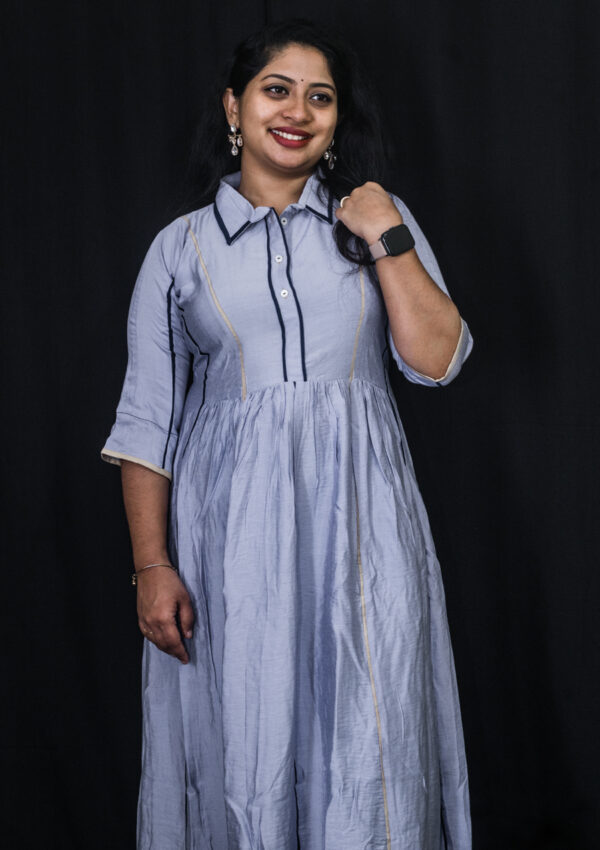 Fit and flare indowestern dress - Image 3