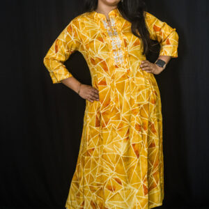 Crepe printed kurti