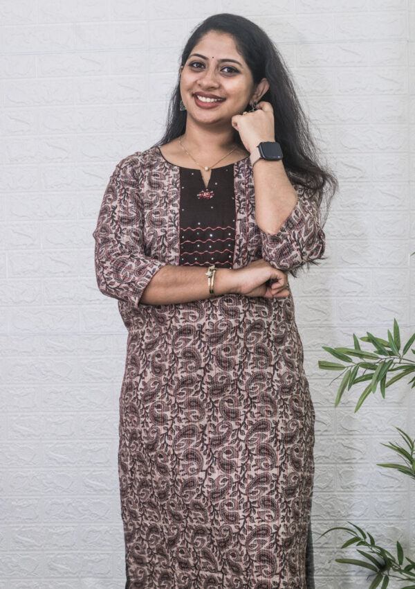 Katha cotton kurti - Image 3