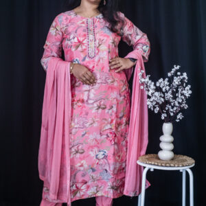 Floral pink set