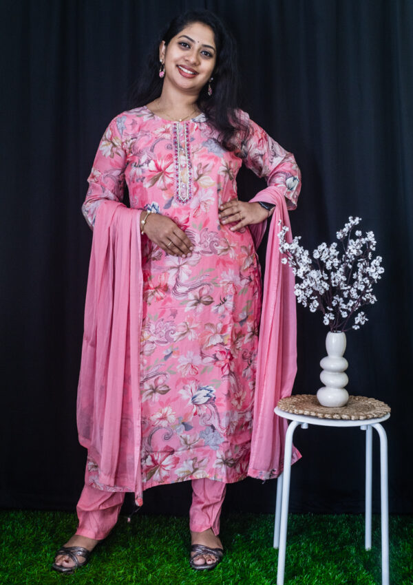 Floral pink set
