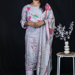 Crepe silk set
