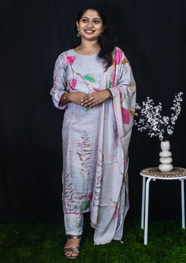 Crepe silk set