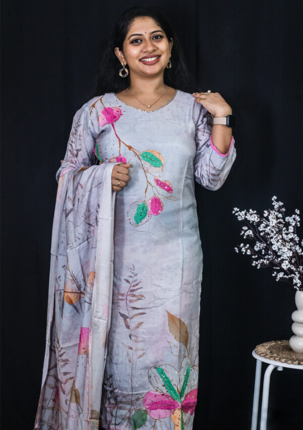 Crepe silk set - Image 3