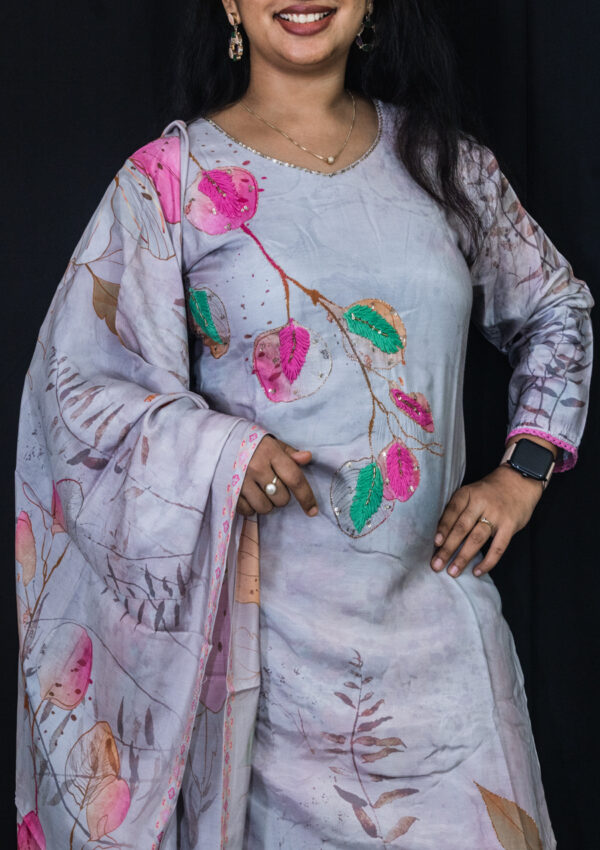 Crepe silk set - Image 2
