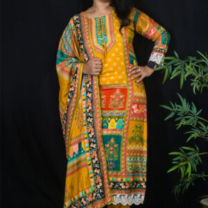 Printed kurti set