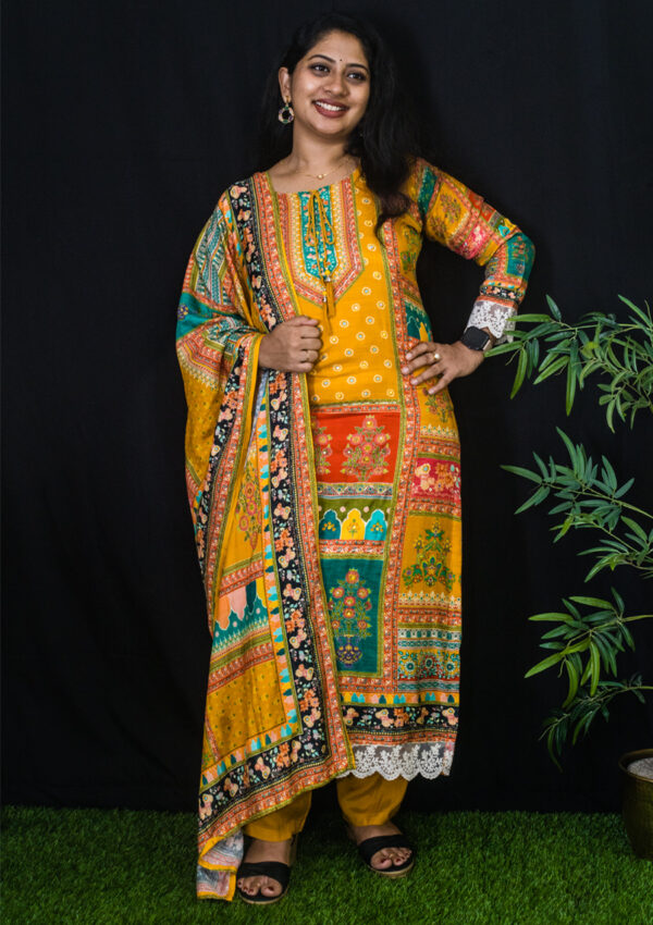 Printed kurti set