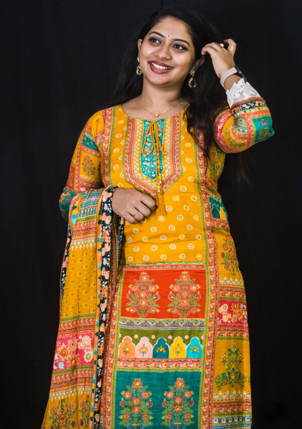 Printed kurti set - Image 3