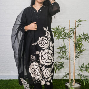 Black organza set