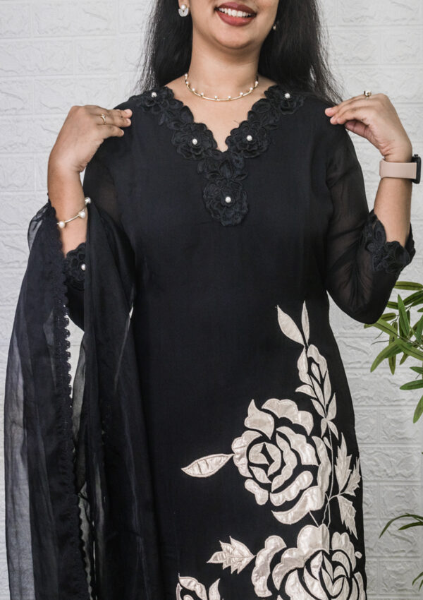 Black organza set - Image 2
