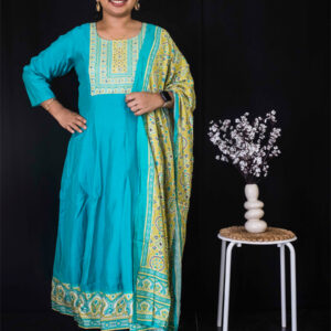 Printed Anarkali set