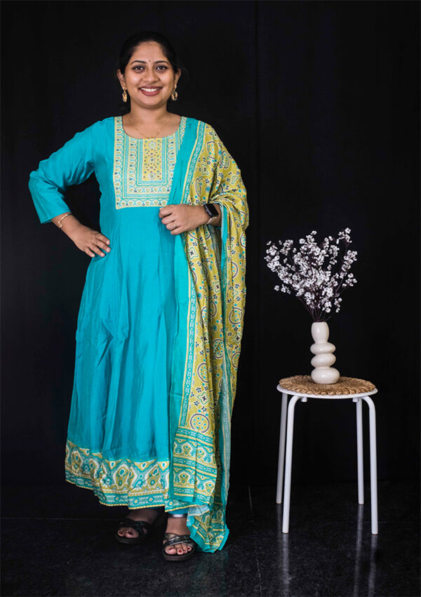 Printed Anarkali set