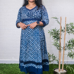 Hand block printed top & bottom
