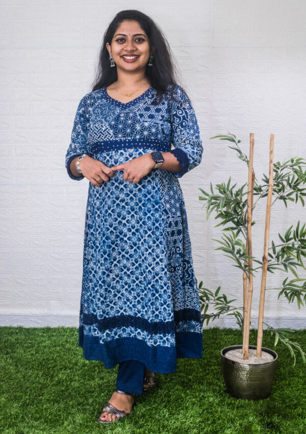 Hand block printed top & bottom