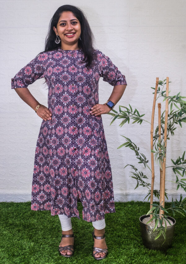Printed A-line kurti