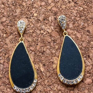 Midnight Teardrop Earring