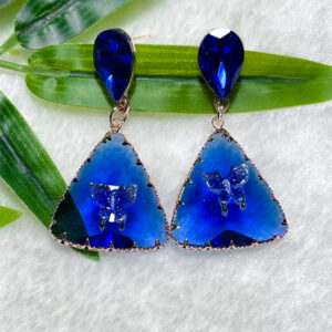 Butterfly Prism Earring - Blue
