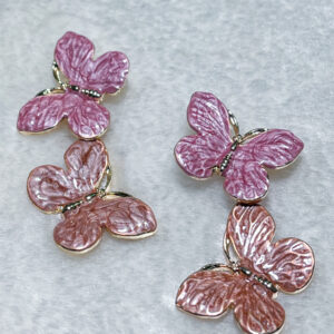 Butterfly Duo Earring - Multicolour 2