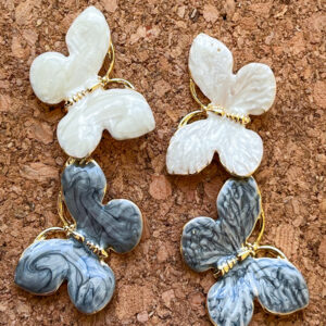 Butterfly Duo Earring - Multicolour 3