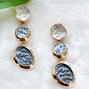 Triple Charm Earring - Multicolour 1