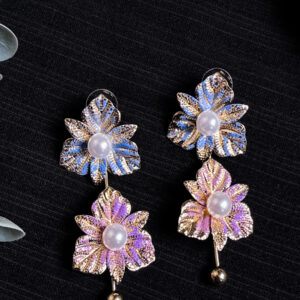 Pearl Blossom Earrings - Multicolour 3